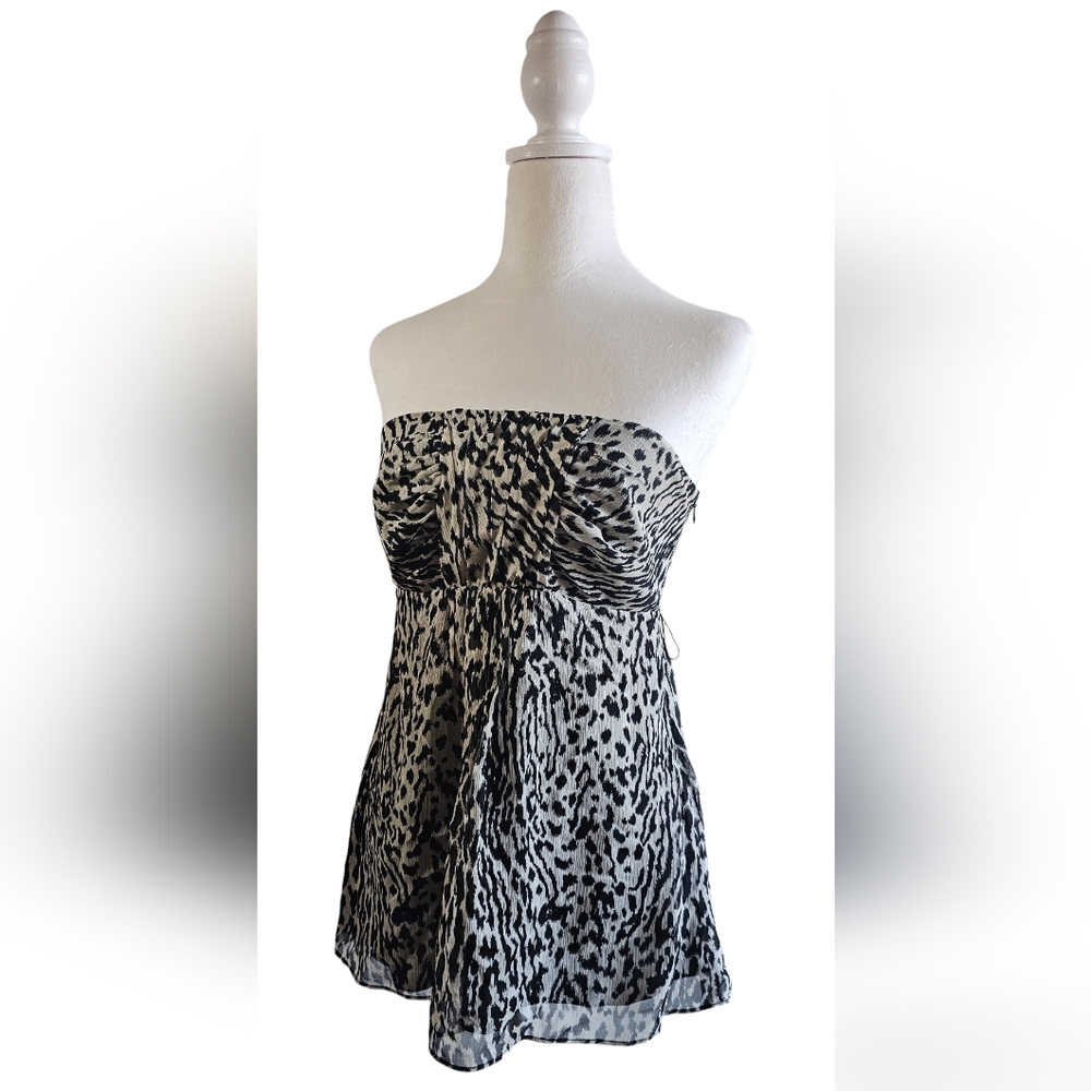 Banana Republic Silk Strapless Top Size 2